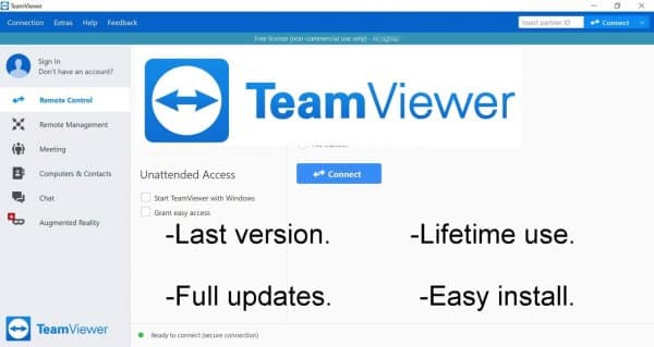 TeamViewer for remote desktop